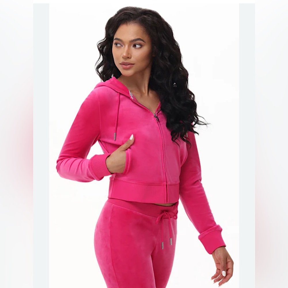 NWOT Juicy Couture velour hoodie- L